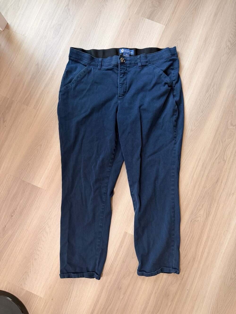 Democracy Ab "solution Blue Stretchy Casual Pants Size 18W